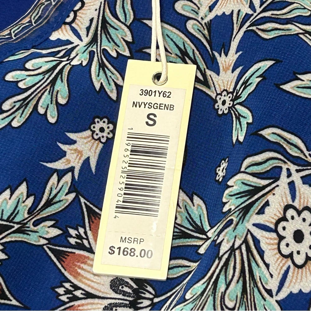 Max Studio Blue Floral Dress - Picture 6 of 10